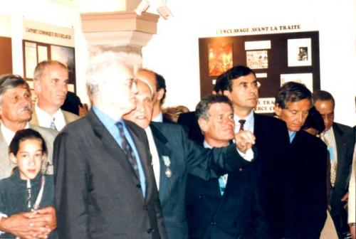 1998 accueil du 1er ministre dans le cadre du 150tenaire de l'abolition de l'esclavage